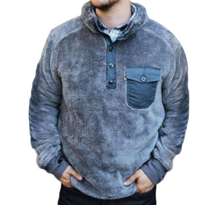 Manteau D'hiver Homme Parka à Capuche - Molleton Et Fausse Fourrure, Coupe-vent, Décontracté, Tailles S-XXL