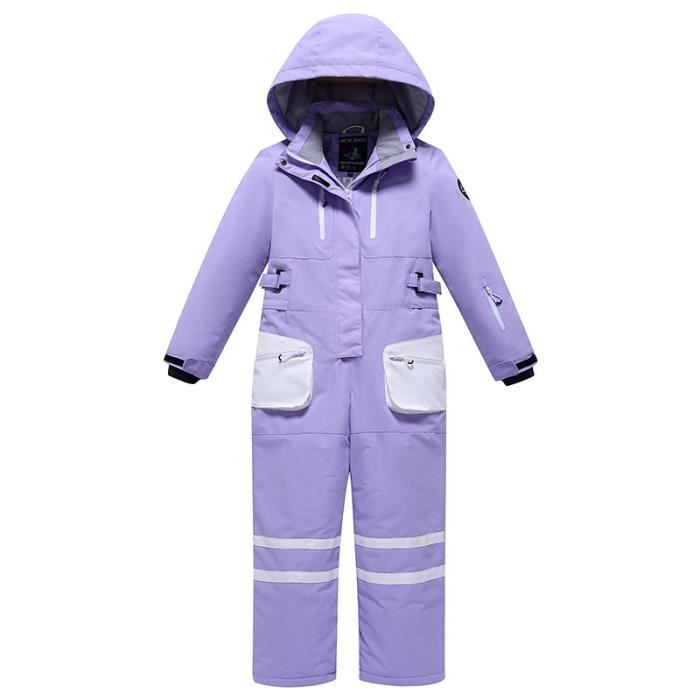 Combinaison De Ski Enfant Fille/garçon - Imperméable, Chaude, Softshell, Pour 4-5 Ans (environ) - 7