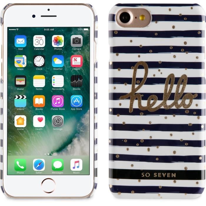 MUVIT LIFE Coque LOOOVE Case MAMAN LA PLUS BELLE APPLE IPHONE 7