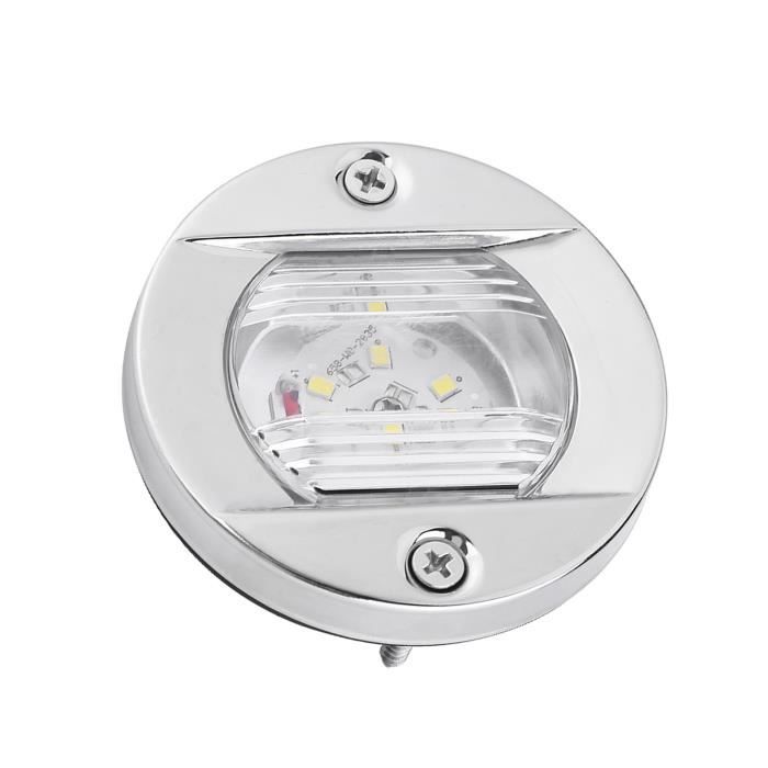 ZJCHAO Feu De Navigation LED Blanc Marine Bateau Avec Visibilité 2