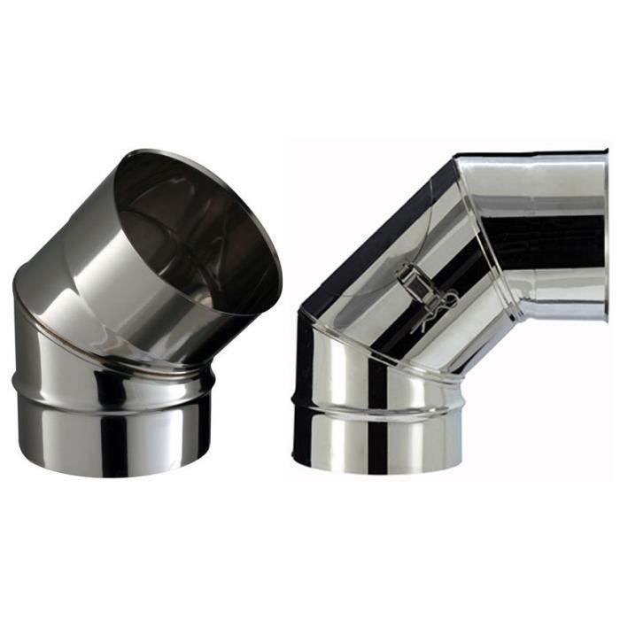 Coude Inox Coude inox SOI à facettes soudées - Coude à 90 - diamètre 180 ...