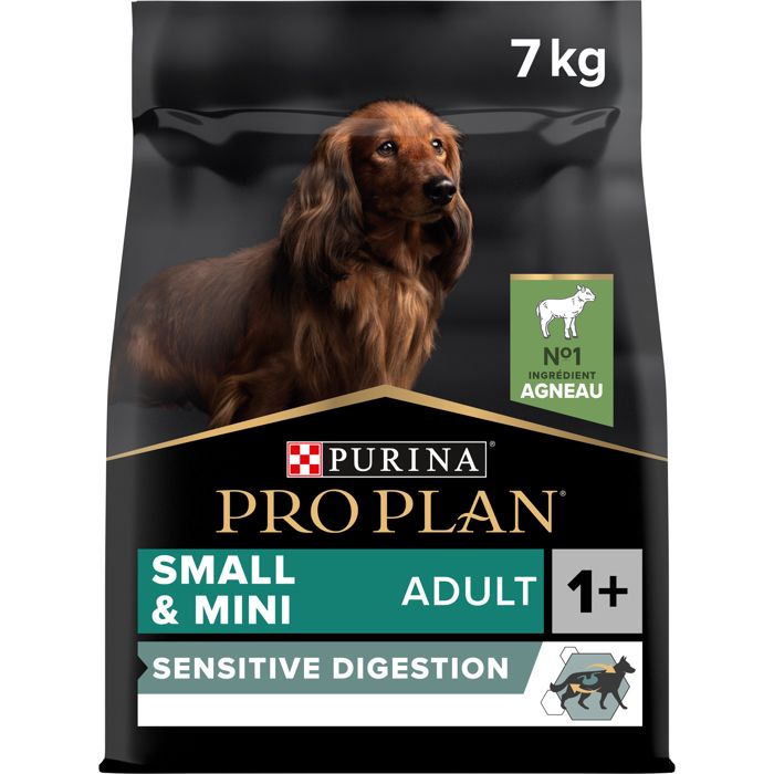 PRO PLAN Small & Mini Adult Sensitive Digestion Riche en Agneau - 7 KG - Croquettes pour chiens adultes de petite taille