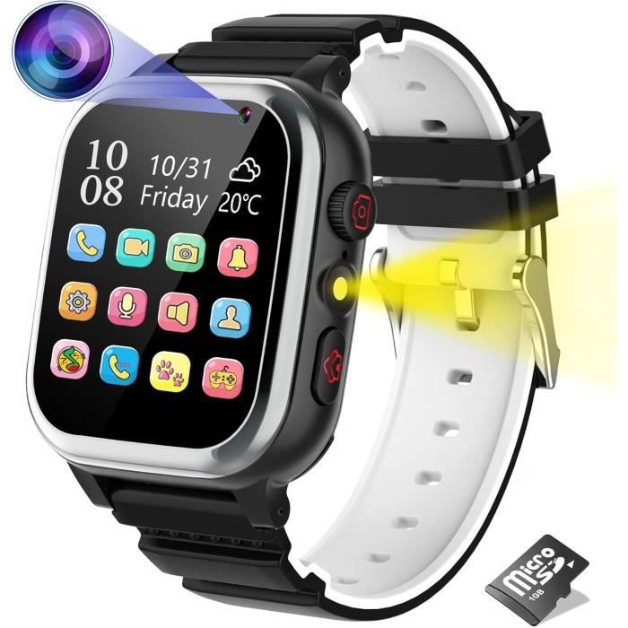 Montre Connectée Enfant GPS – Appels, Chat, SOS, étanche IP68, Jeux, Caméra, Cadeau Garçon Fille 4-12 Ans - 7