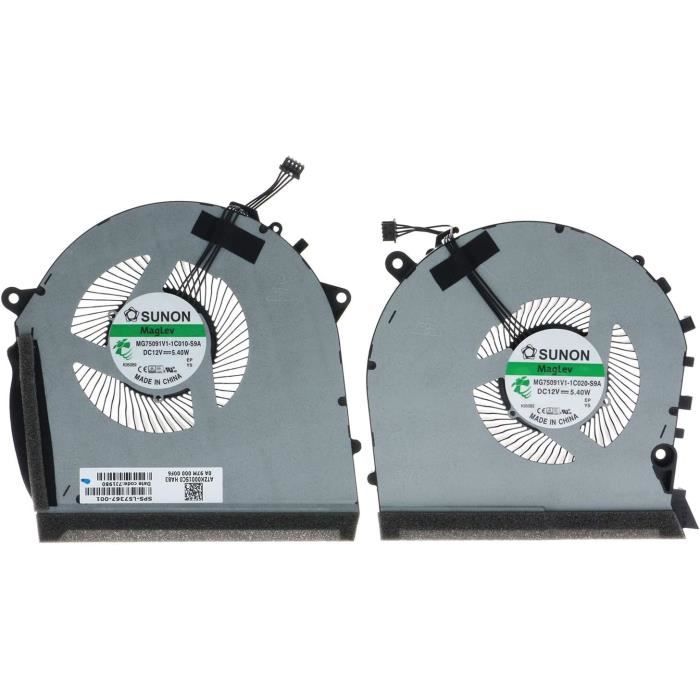 VENTILATEUR DE REFROIDISSEMENT CPU et GPU DC5V pour Omen 16-K 16-N 16