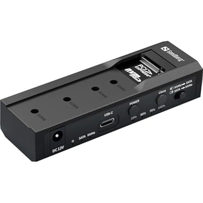 Sandberg Clôneur USB 3.1 M2+NVMe+SATA - vue 1