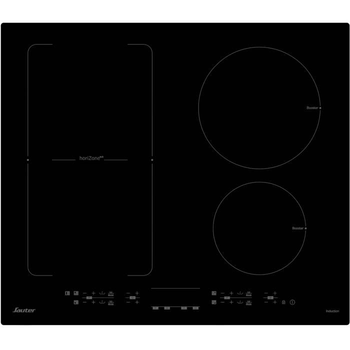 Table de cuisson à induction - SAUTER - SPI1106B - 4 foyers - horiZonetech - 10 niveaux de sécurité