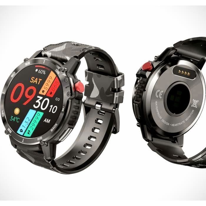 PRO SPORTIVE : Montre connecte Tactile ecran LCD - HD Bluethooth Vitesse  RAM 1 GO Sponsoris (PSY.VAP)