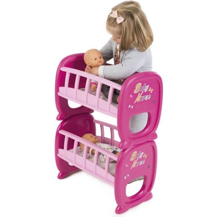 SMOBY Baby Nurse Lits Duo A Barreaux pour Poupon - Cdiscount Jeux - Jouets