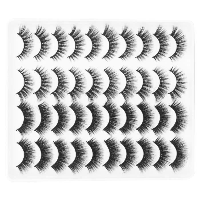 Faux Cils Longs Dorés – Effet Strass & Paillettes Pour Soirée Glamour Ou Carnaval Adulte