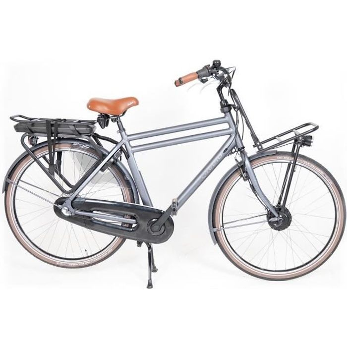 STORAG V&eacute;lo &Eacute;lectrique Qivelo Deluxe N3 Homme 504wh Accu - Shimano Nexus 3 - Taille 54