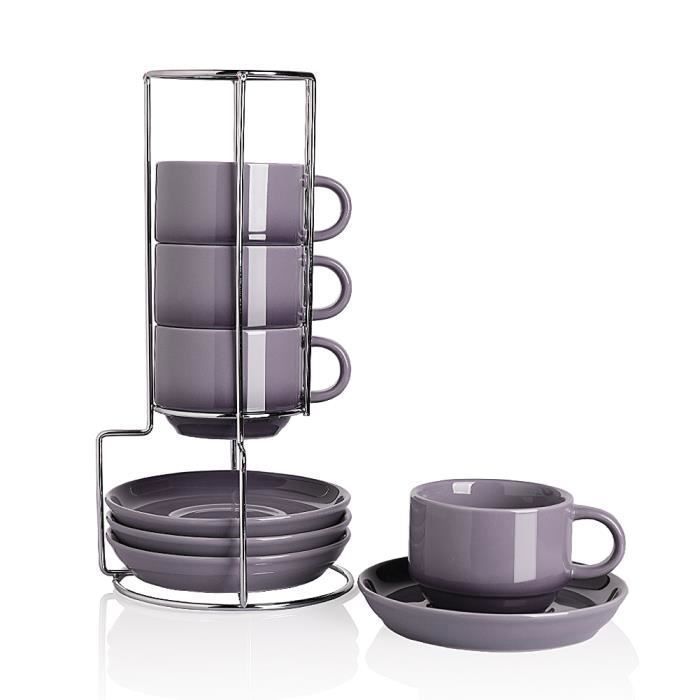 Ensemble de tasses empilables (4)