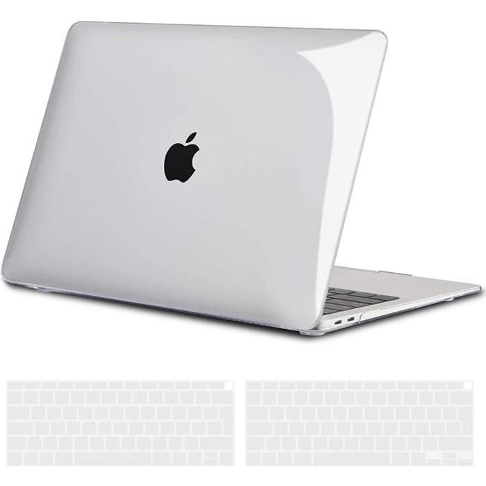 protection en plastique dure coque anti-rayures pour Apple Mac Air 13 GMYLE Coque rigide MacBook Air 13 pouces compatible A1369 / A1466 version 2008-2017 NO Touch ID Marbre blanc 