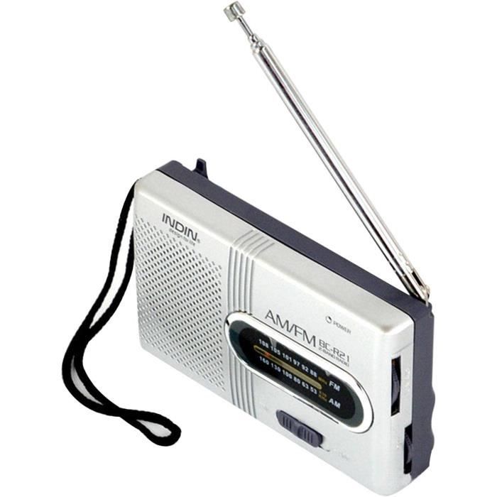 Radio de Poche Portable AM-FM AM 530-1600 FM 88-108 KHz Récepteur