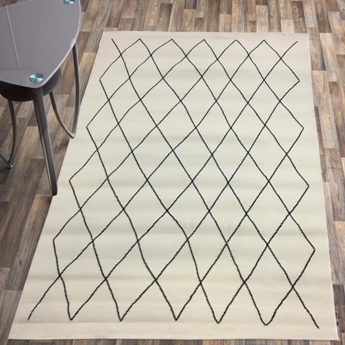Tapis Berbere Style 60x110 Cm Af Scandilo Ecru Polypropylene Un Amour De Tapis Cdiscount Maison