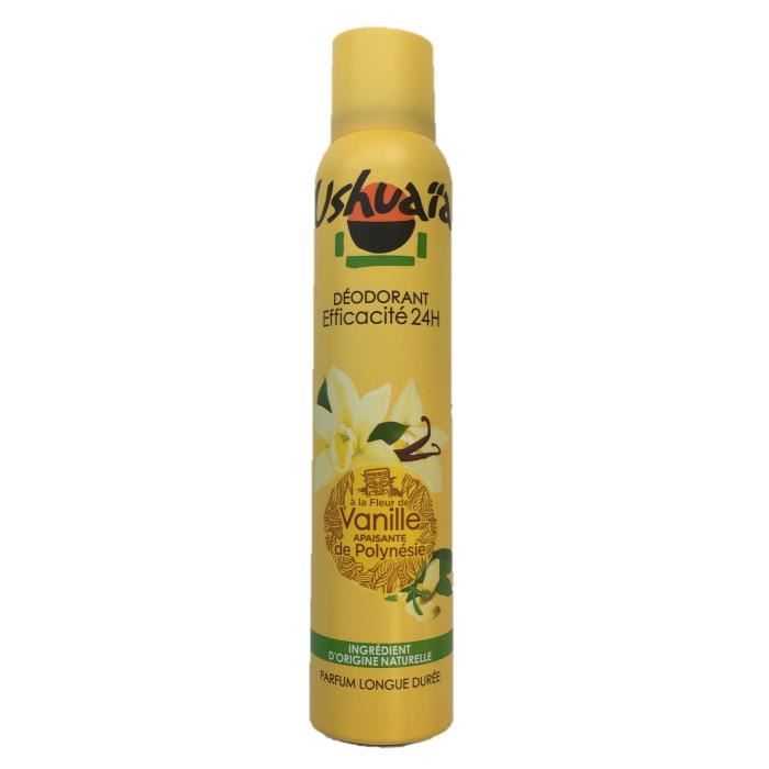 Lot De 2 Déodorants Ushuaia Vanille De Madagascar - 200ml Chacun, Neufs