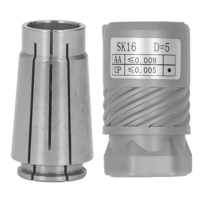 Sourcing Map ER40 Mandrin Ressort Pince Serrage 1/2" Collet Pour CNC Gravure Machine Tour Fraisage Outil 2Pcs