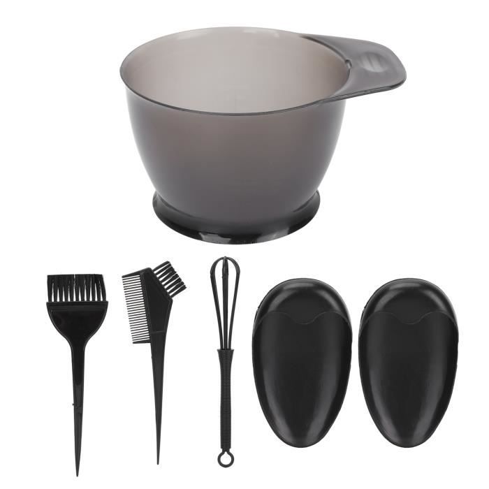 Kit Coloration Et Lissage Cheveux - Bol Et Brosse Inclus, En Plastique, Pour Tous Types De Cheveux