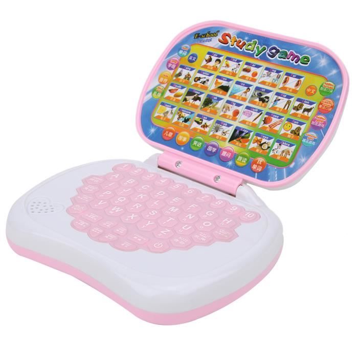 Petit Ordinateur Portable Jouet d'Apprentissage de l'Anglais avec