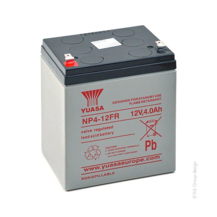 Batterie AGM 12V 15Ah Sans Entretien EMOS – Technologie Plomb Fermé – Moteurs Électriques, Chariots, Lits Médicaux, Rééducation