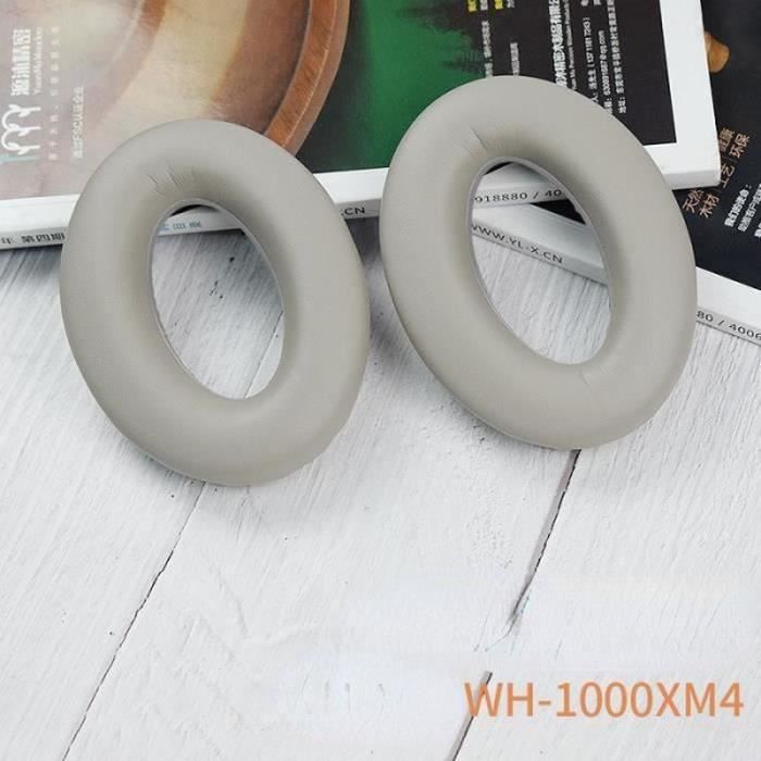 1 Paire De Coussinets De Rechange En Mousse Pour Casque Sans Fil Jabra Move Noir/gris