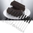10pcs Ensemble de Fourchette à Tremper au Chocolat en Acier Inoxydable STR-1