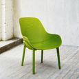 Chaises design Majestic pour cuisine et bar en polypropylène - ProduceShop - Jaune - Plastique - Résine-1