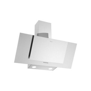 Hotte décorative murale inclinée KLARSTEIN Aurica 60 cm 600 m³/h LED verre blanc