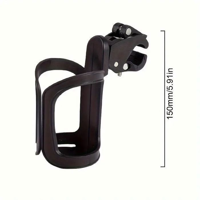 Lot De 2 Supports De Bidon Vélo – Fixation Par Sangle Compatible, Sans Perçage, Matériau Plastique, Pour VTT, Route Et Moto