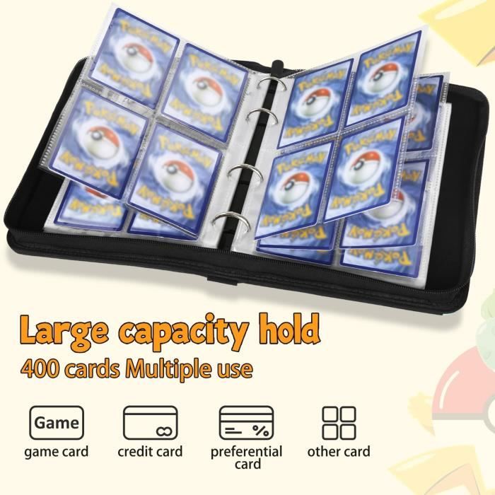 Hukermoon Classeur Carte Porte Album Cartes, Livre de Cartes Titulaire Hukermoon Classeur Carte Porte Album Cartes, Livre de Cartes Titulaire