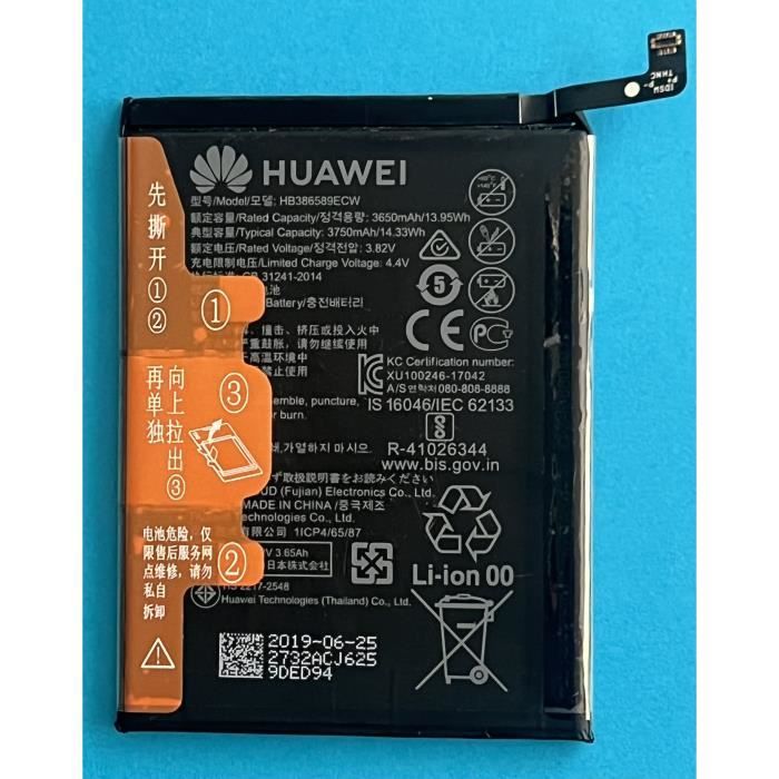 BATTERIE ORIGINALE HUAWEI HB386589ECW Honor 8X V10 3750mAh OEM ORIGINE –  MisterPhoneStore