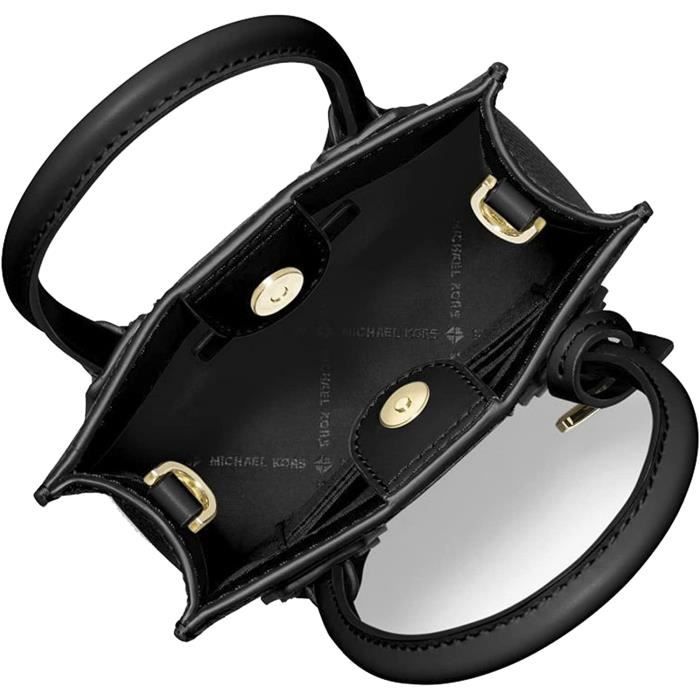 Michael Kors Mercer Sac a bandouliere en cuir graine Taille XS