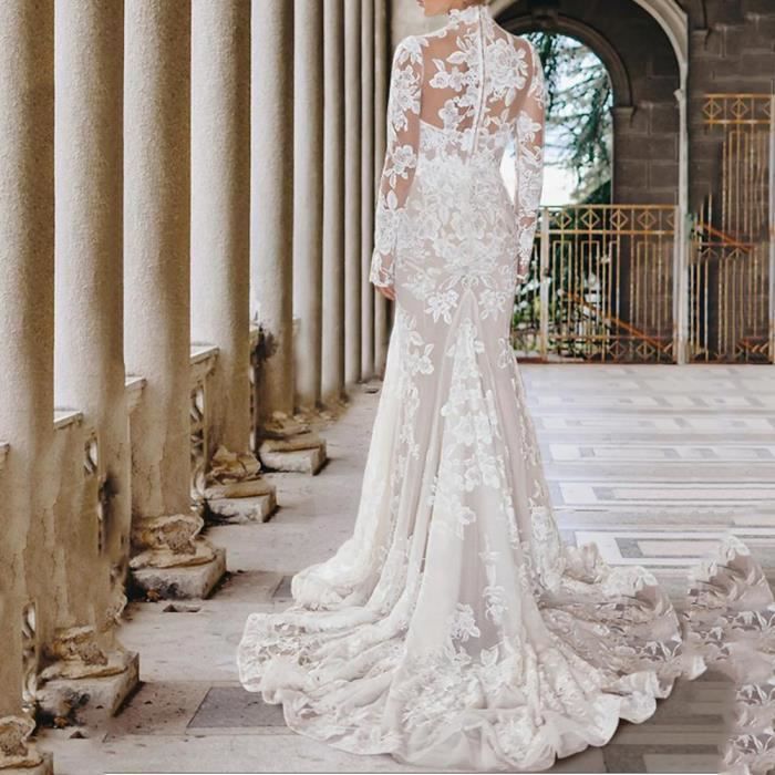 Robe manche 2025 trompette