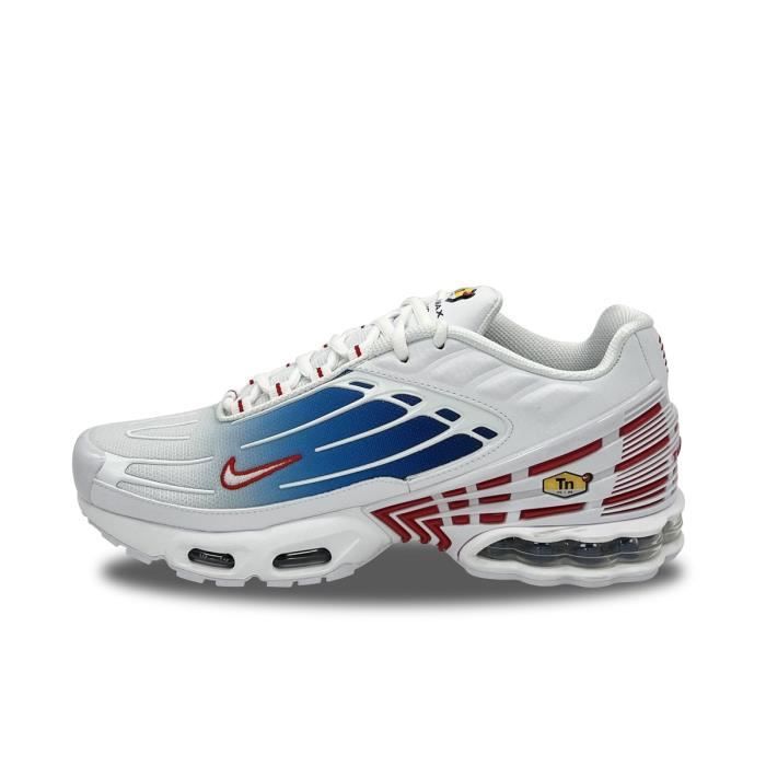 Baskets NIKE Air Max Plus III Blanc Rouge Bleu Homme