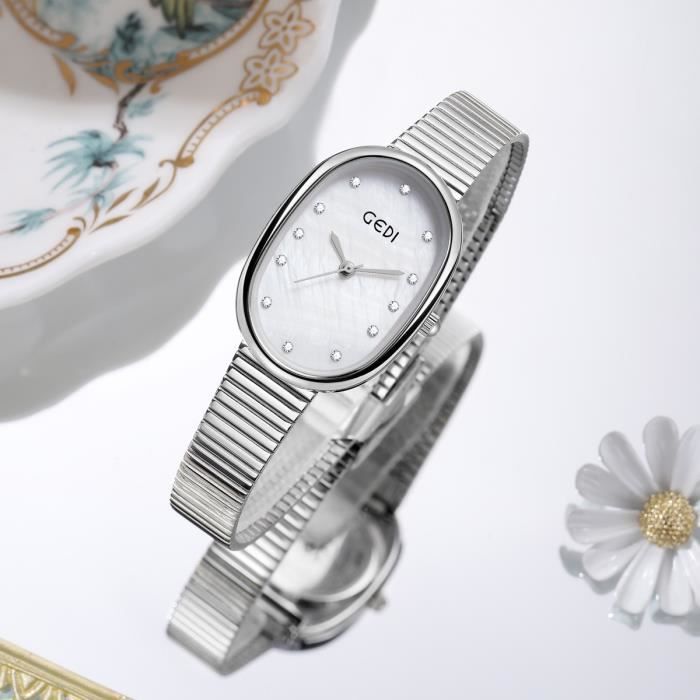 Montre Bracelet à Quartz Sabrina Argentée - Pour Homme Ou Femme, Occasion
