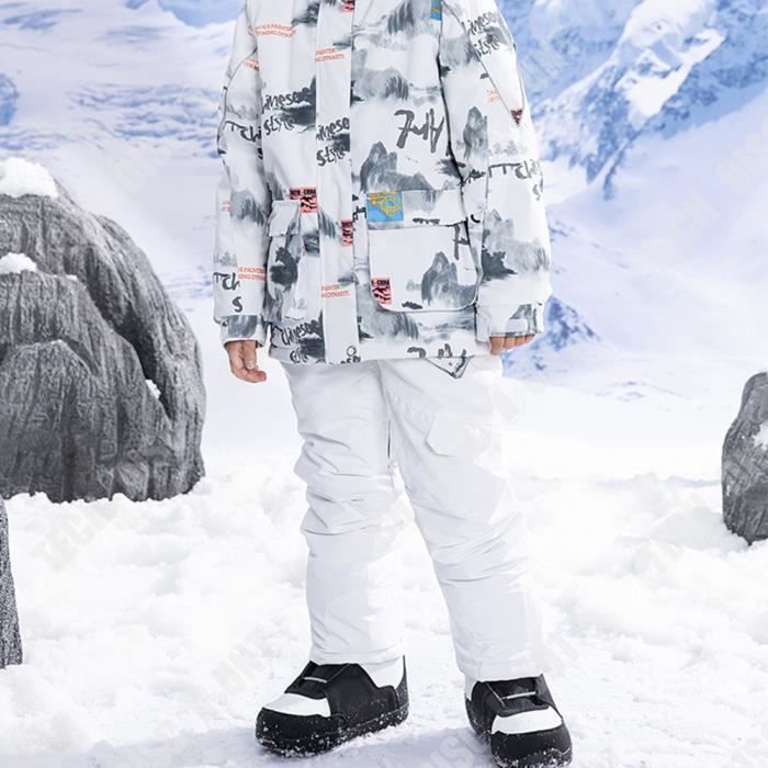 TD® Ensemble de combinaison de ski pour enfants hiver coupe-vent  éclaboussures d'eau chaud vêtements de ski épaissi taille:XXL - Cdiscount  Sport