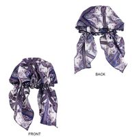 Elegance-go Chimio Turban Pour Femmes - Chapeau Élastique En Satin Doux, Bonnet Headwrap Confortable Pour Perte De Cheveux (Bleu)