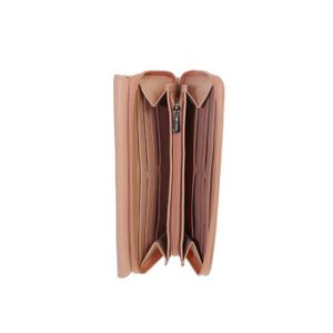Porte-monnaie en cuir véritable avec triple fermeture éclair et porte-clés, Noir , Pochette à monnaie Porte-monnaie en cuir véritable avec triple fermeture éclair et porte-clés, Noir , Pochette à monnaie