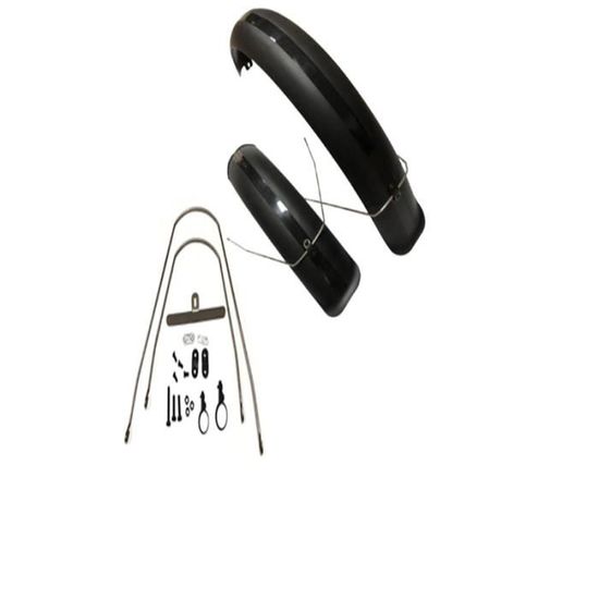 Garde boue Pare boue de velo de neige 26 tout compris gros pneu de voiture dedie aux carreaux de boue de vtt 4.0 de Type Black Cdiscount Sport