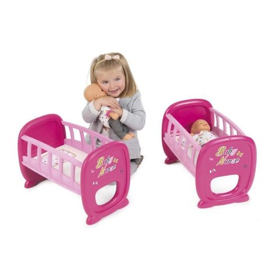 Smoby Baby Nurse Lits Duo A Barreaux Pour Poupon Cdiscount Jeux Jouets