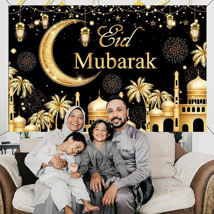 Décoration Ramadan Et Eid Mubarak - Ballons, Bannière, Guirlande - Kit Fête Musulmane Complet