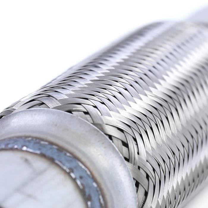 Tresse Flexible D'Échappement Longue Pour Fiat Bravo II - Pièce Neuve De Marque FKK
