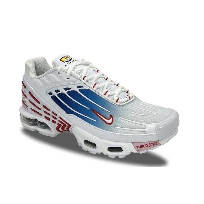 Air max plus best sale 3 blanche bleu