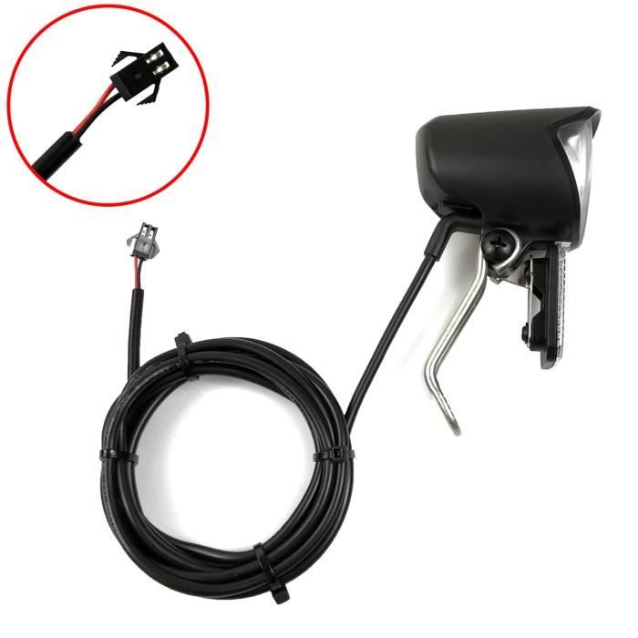 Phare Avant Vélo LED – Super Lumineux, étanche IPX5, Avec Klaxon Intégré – Rechargeable, Installation Facile Pour VTT Et Scooter électrique