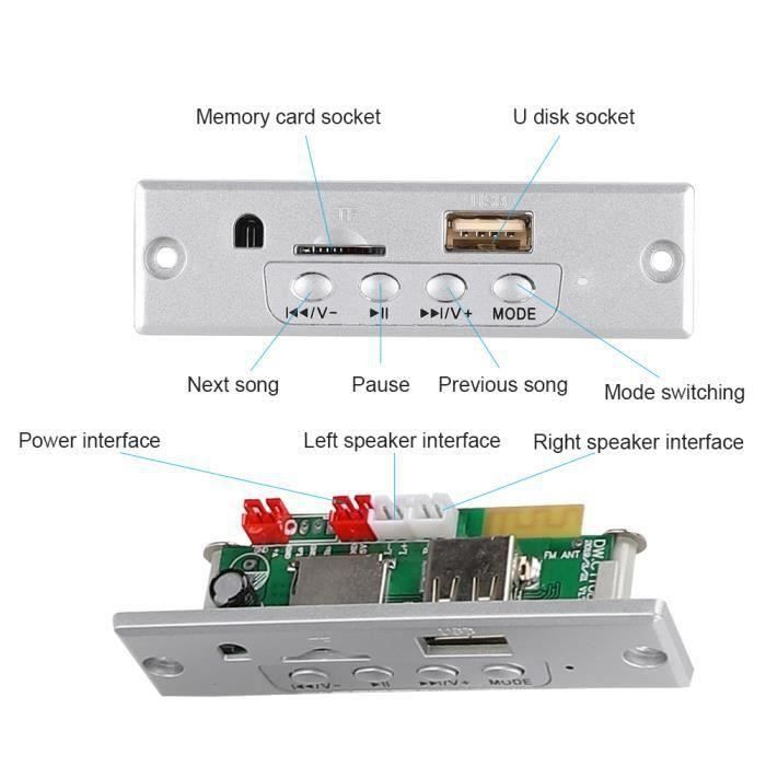 Haut-parleurs Oreiller Canyita - Mini Enceintes DIY Avec Jack 3.5mm Pour MP3/MP4/Téléphone