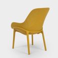 Chaises design Majestic pour cuisine et bar en polypropylène - ProduceShop - Jaune - Plastique - Résine-3