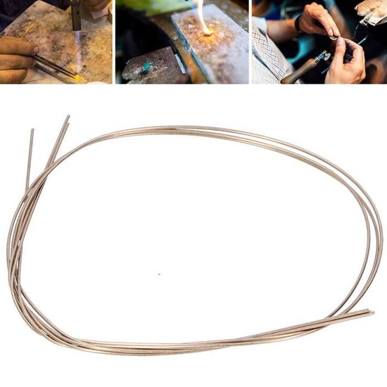 pour la Fabrication de Bijoux matériel de Bijouterie matériaux fabriqués à la Main Tige de Soudure de 1,2 mm de diamètre Zunate Fil à souder 3 pièces