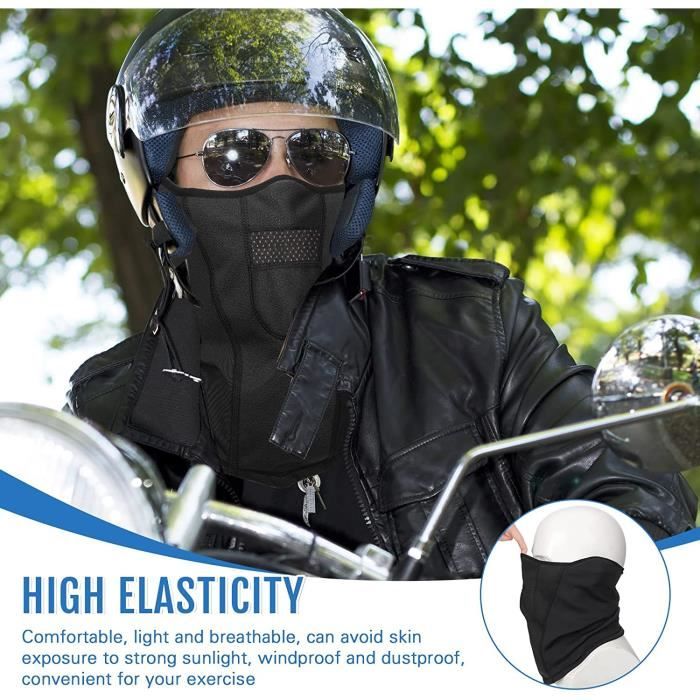 Cagoule cache-cou moto