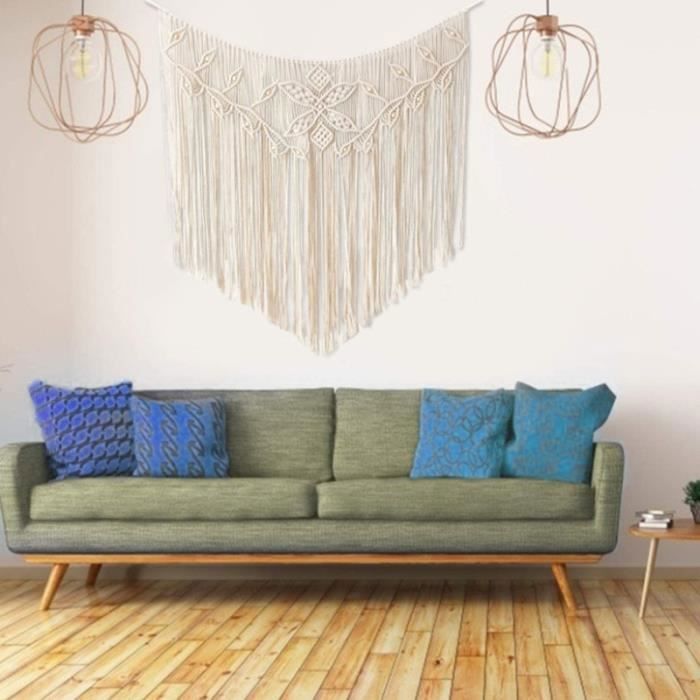 CARILLON A VENT,--Mini Tenture Murale En Macramé, Tapisserie Tissée à