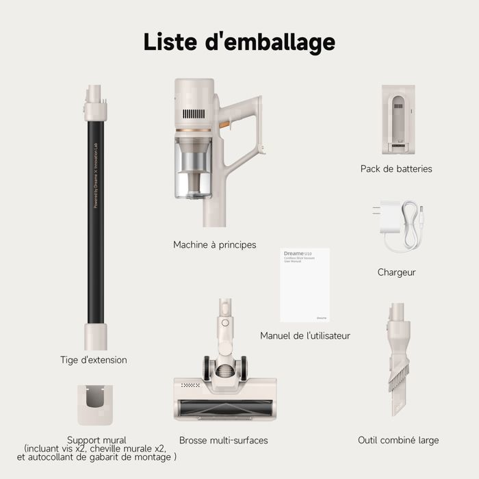 Aspirateur Xiaomi Dreame V10 Balai Xiaomi Dreame V10 Aspirateur