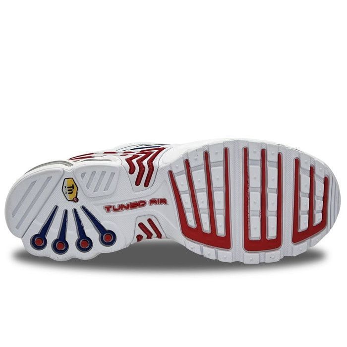 nike air max plus 3 white and red